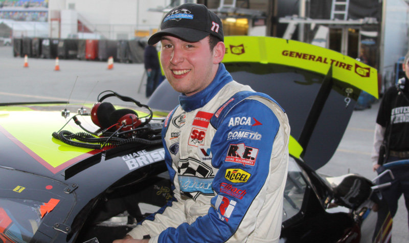 Rookie Briscoe, in Cunningham Dodge, fastest in practice at Daytona