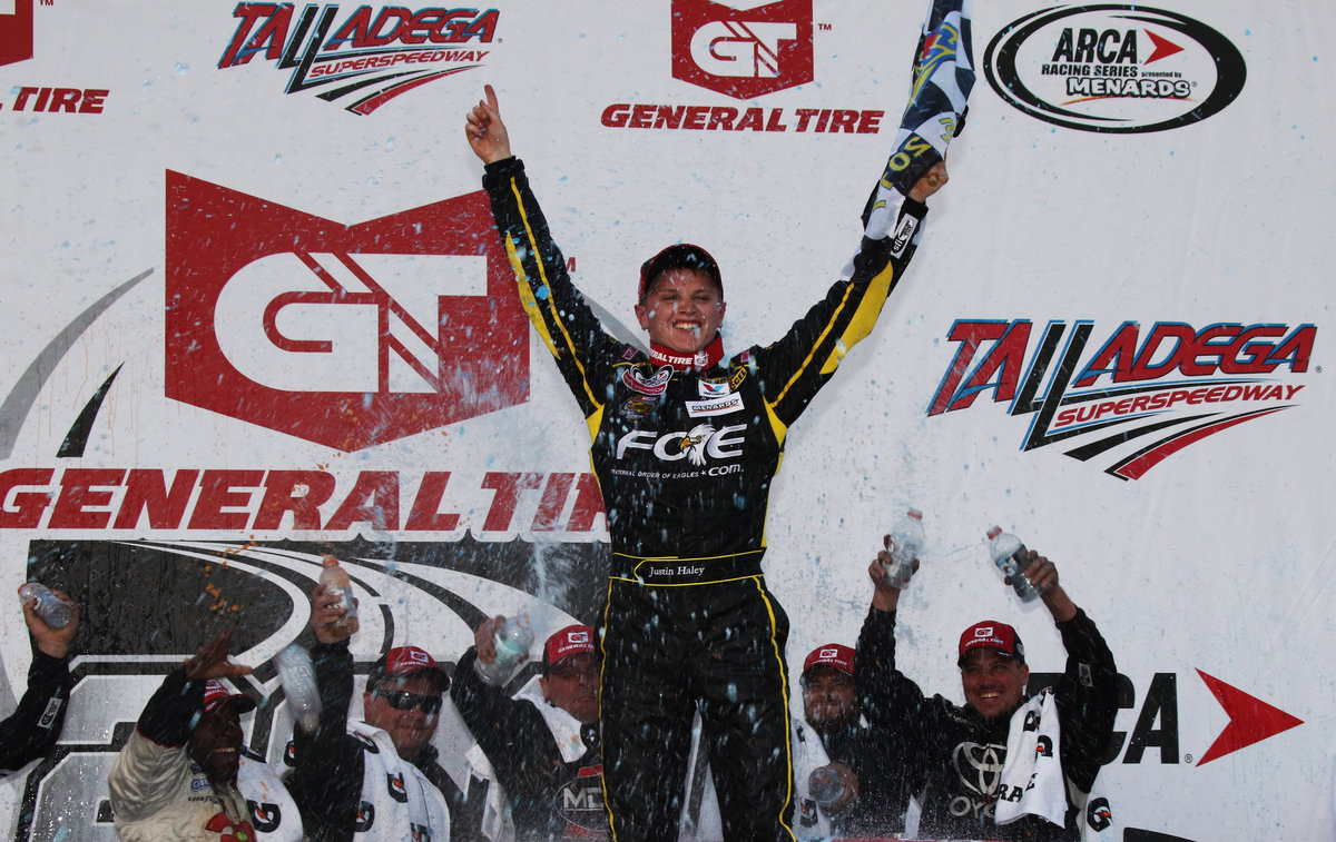 Haley wins at Talladega