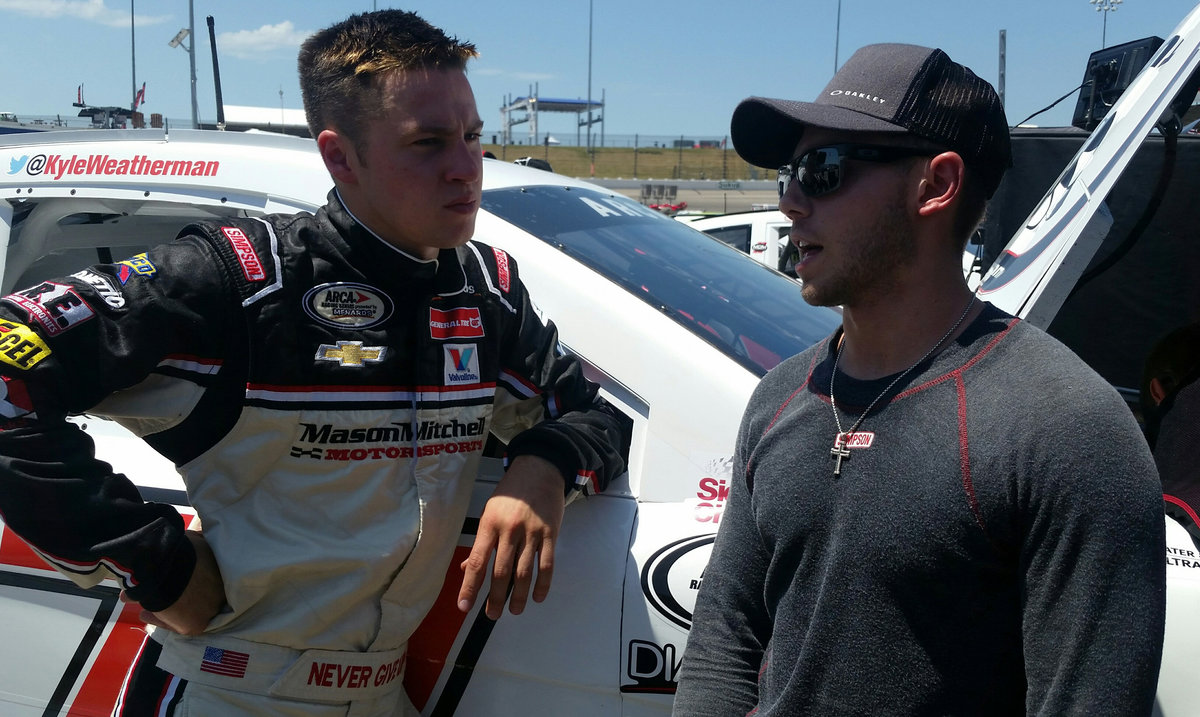 MMM's Kyle Weatherman fastest in practice at Iowa