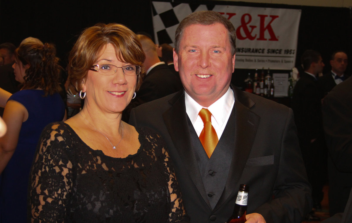 ARCA racer Ed Pompa ready for Banquet festivities in downtown Indy