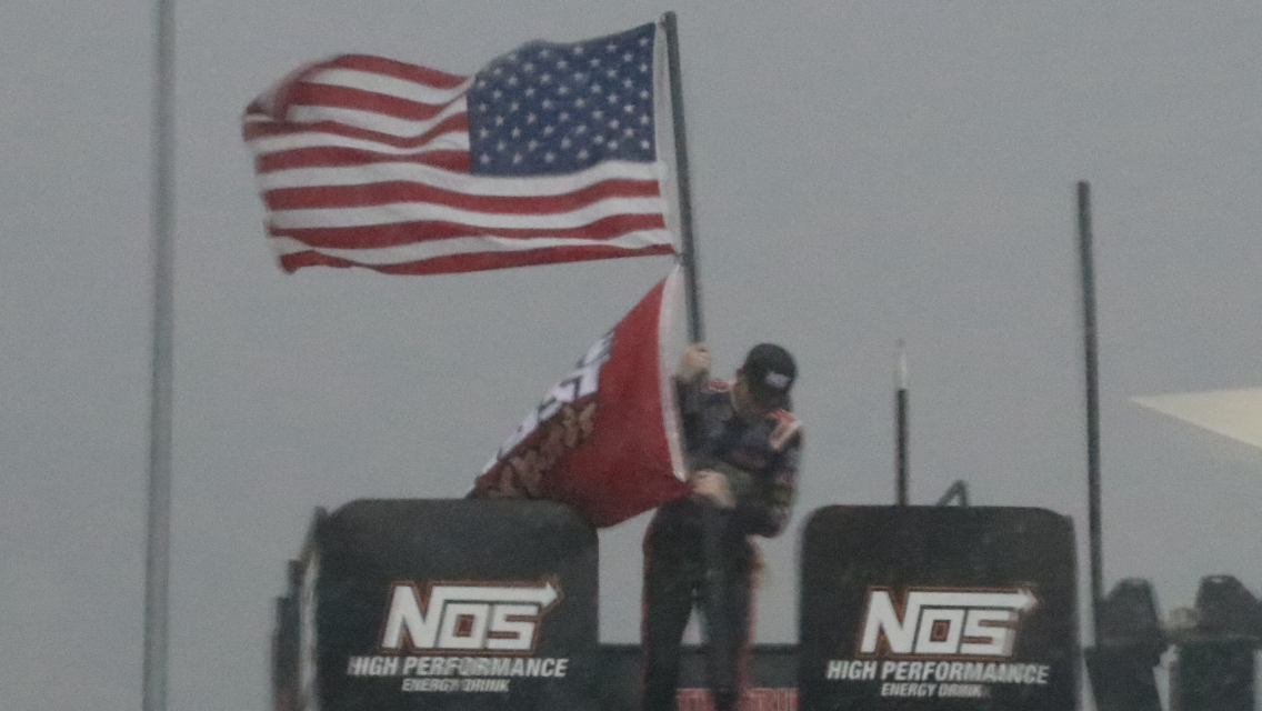 Herbst saves American flag