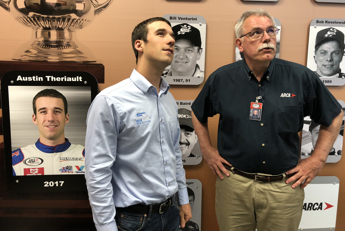 ARCA champ Austin Theriault joins Wall of Fame at Talladega