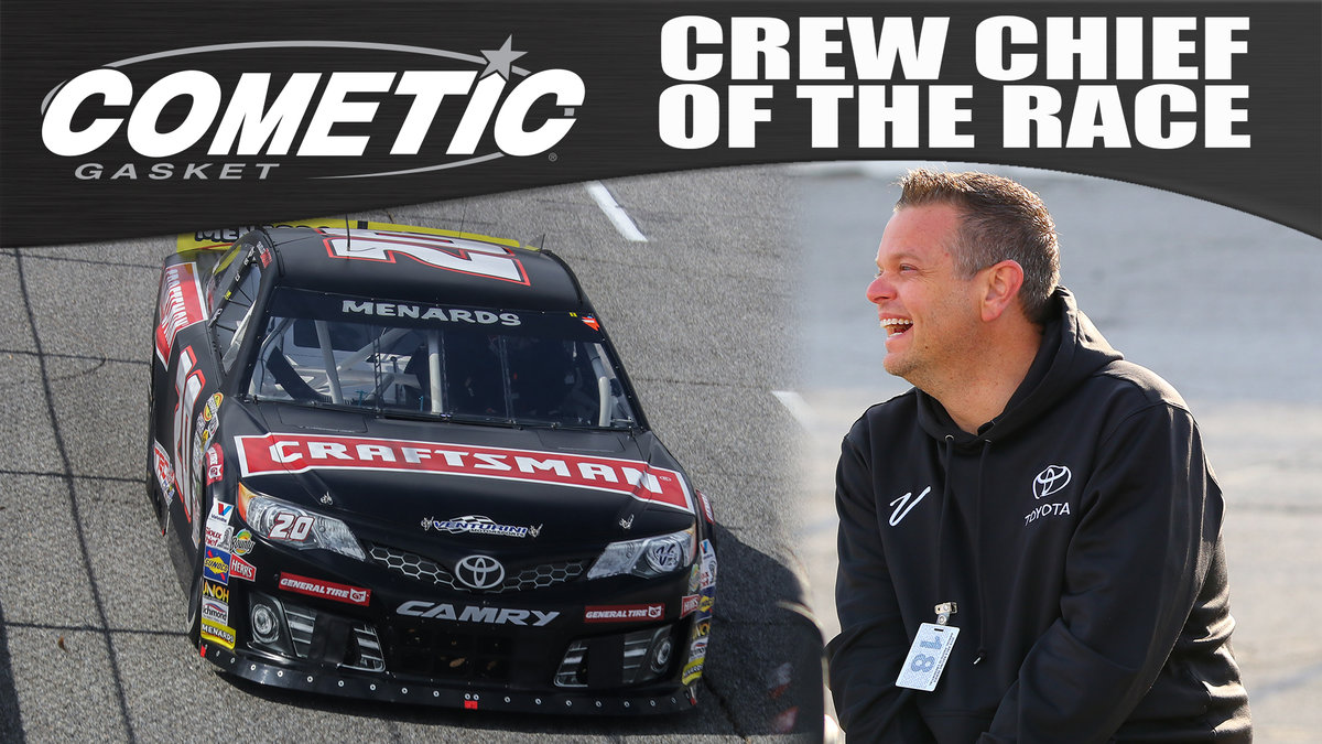 Billy Venturini Earns Cometic Crew Chief of the Race Award at Five Flags