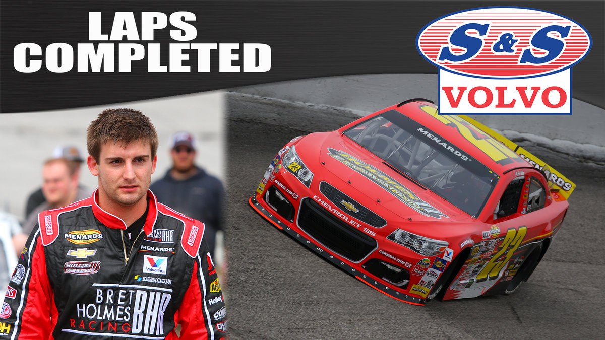 Bret Holmes Now Alone On Top of S&S Volvo Laps Completed Standings