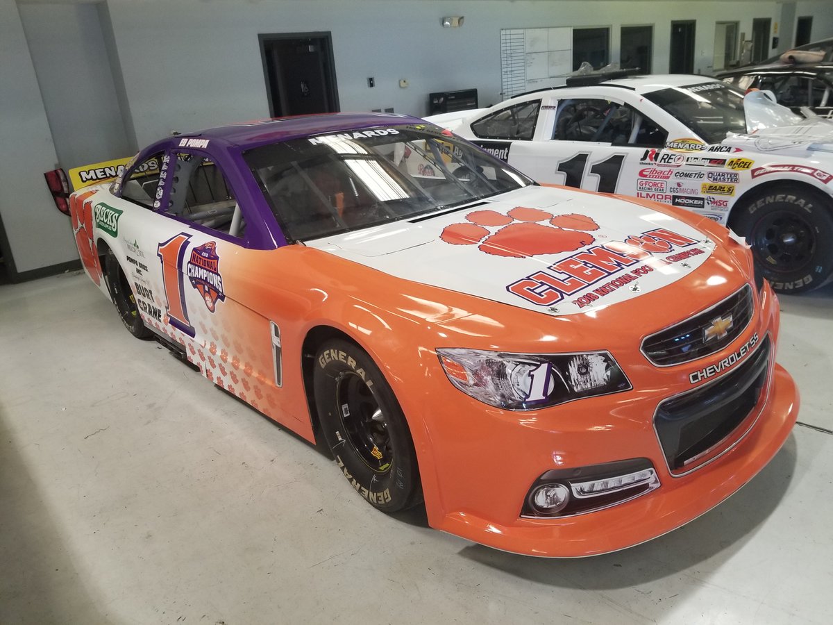 Ed Pompa, No. 1 Green Renewable/Clemson Tigers Chevrolet Preview: Talladega
