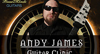 Sat Aug 12: Andy James Clinic at Beau Monde Guitars