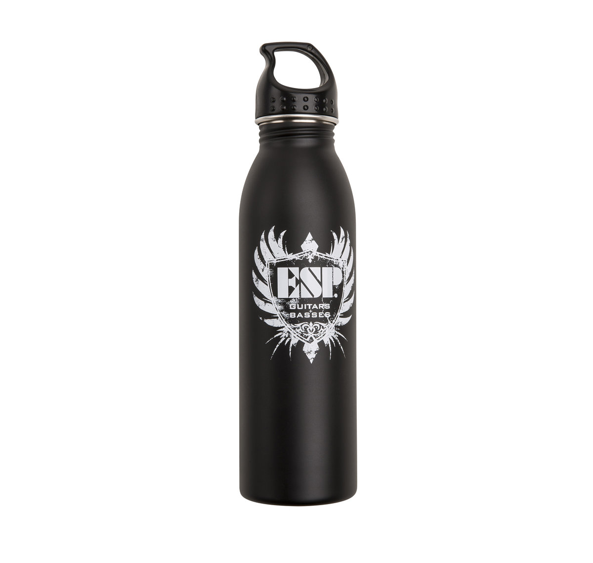esp shield logo water bottle the esp guitar company