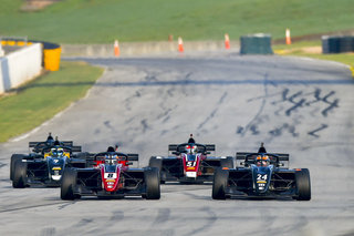 Kirkwood Rallies in Road Atlanta finale for Third F3 Americas Hat Trick