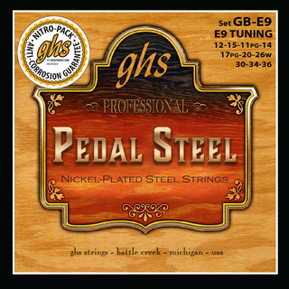 New Updates For GHS Pedal Steel String Sets