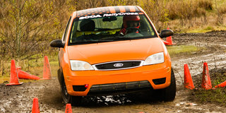 Executing Behind a RallyCross Steering Wheel