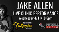 April 11: Jake Allen Clinic at Pitbull Audio